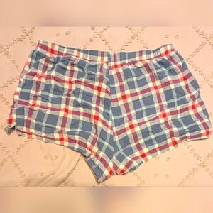 Plaid Women's Sleep Shorts